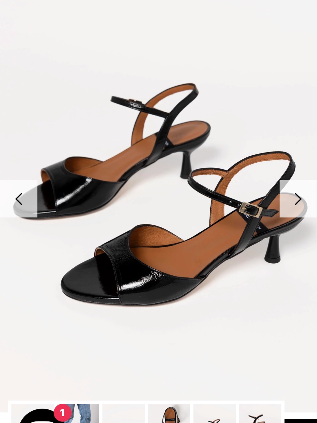 Slingback Kitten Open Rounded Toe White Heels